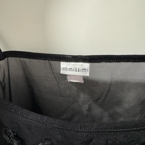 Intimissimi Black Sheer Lace Top - Picture 5 of 7